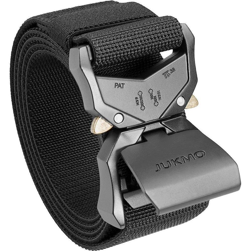 Tactical Belt, Military Hiking Rigger 1.5" Nylon Web Work Belt with Heav…